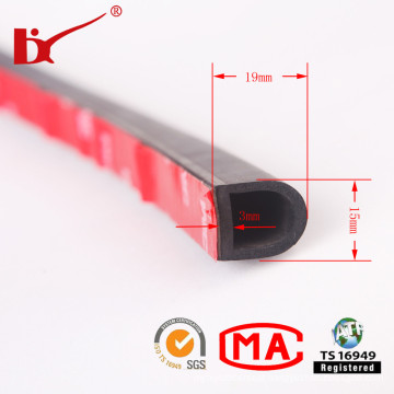 D Shape 3m Adhesive Foam Rubber Weather Strip